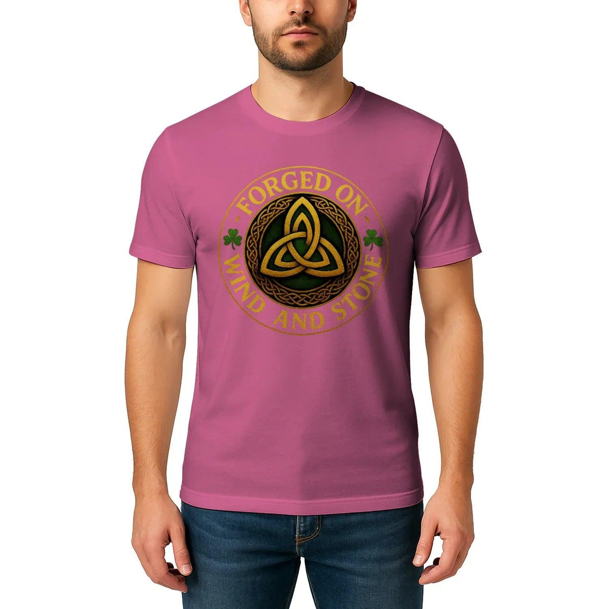 Irish T-Shirt - Heritage Forged on Wind and Stone Tee - Celtic Wolfwear