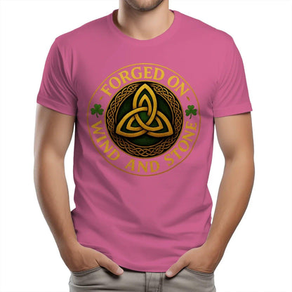 Irish T-Shirt - Heritage Forged on Wind and Stone Tee - Celtic Wolfwear
