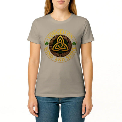 Irish T-Shirt - Heritage Forged on Wind and Stone Tee - Celtic Wolfwear