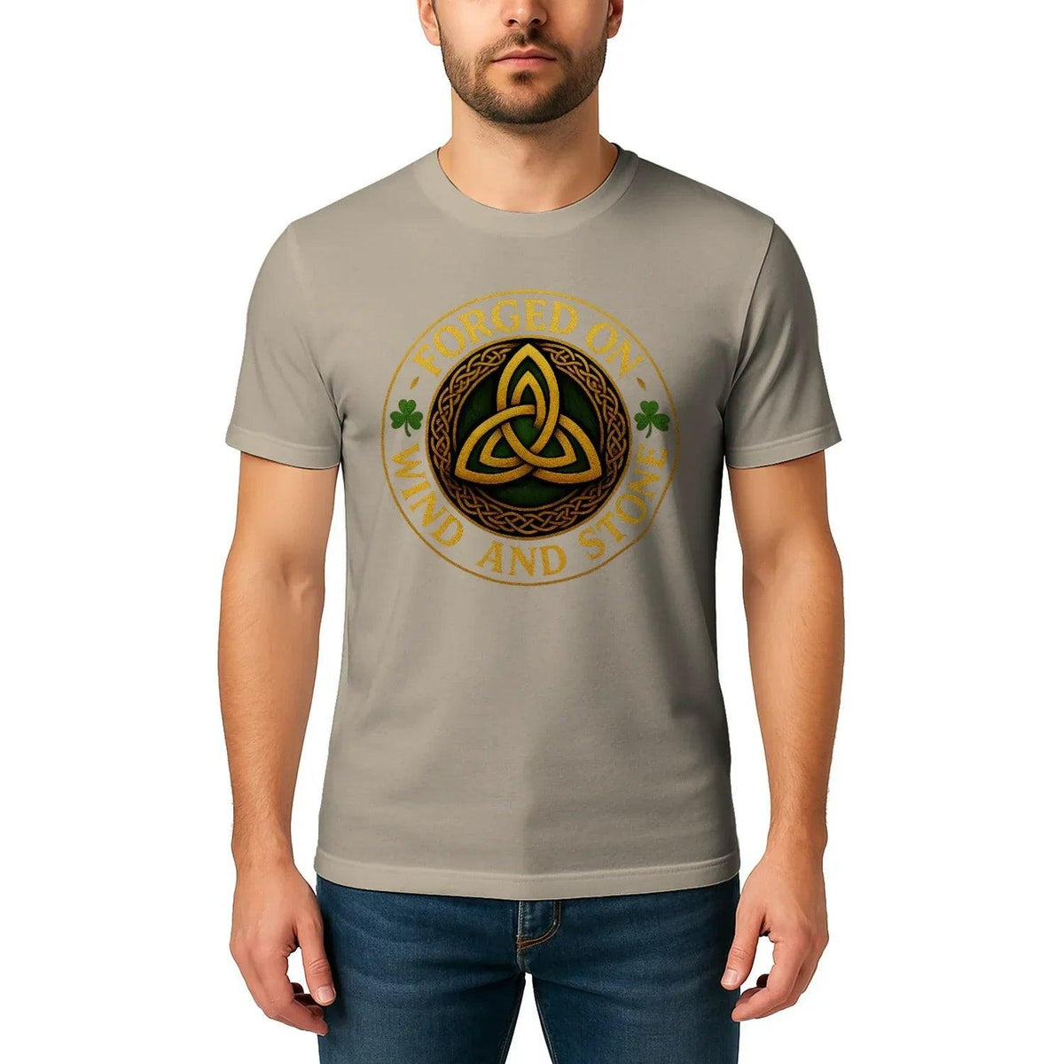 Irish T-Shirt - Heritage Forged on Wind and Stone Tee - Celtic Wolfwear