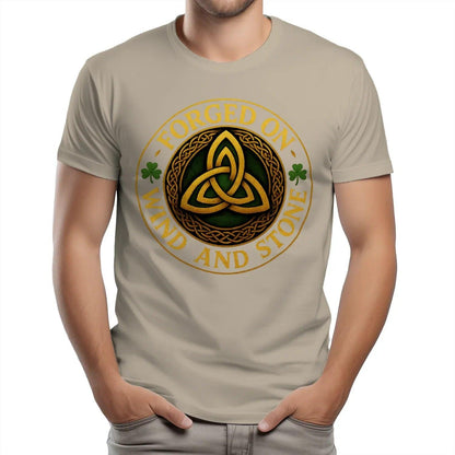 Irish T-Shirt - Heritage Forged on Wind and Stone Tee - Celtic Wolfwear