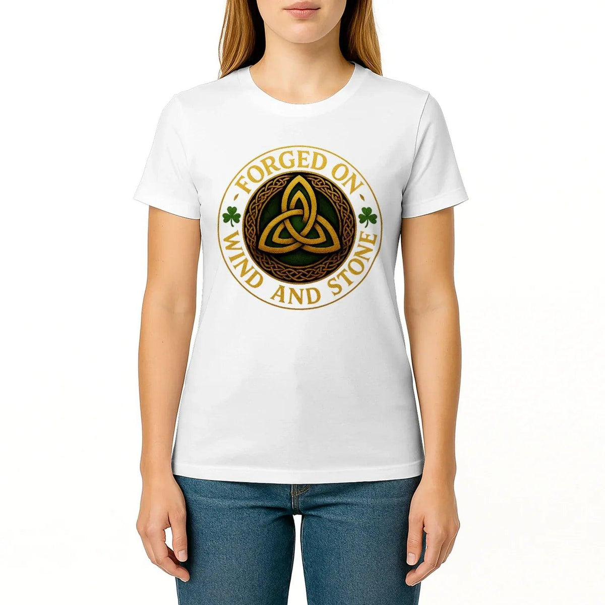 Irish T-Shirt - Heritage Forged on Wind and Stone Tee - Celtic Wolfwear