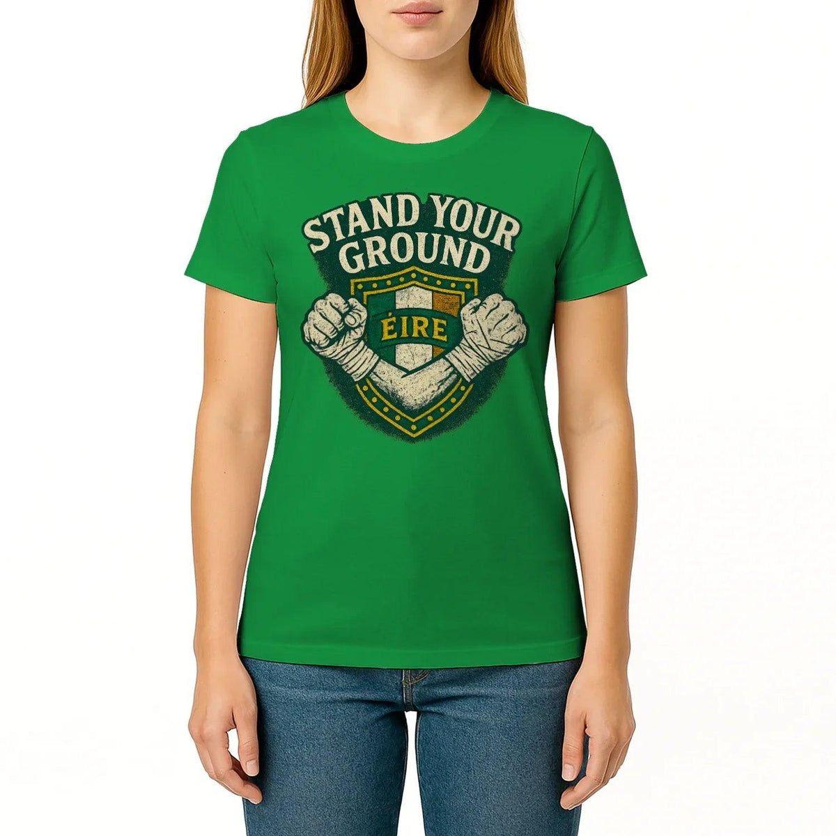 Irish T-Shirt - Heritage Stand Your Ground Tee Wear Unisex - Celtic Wolfwear