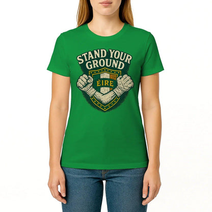 Irish T-Shirt - Heritage Stand Your Ground Tee Wear Unisex - Celtic Wolfwear