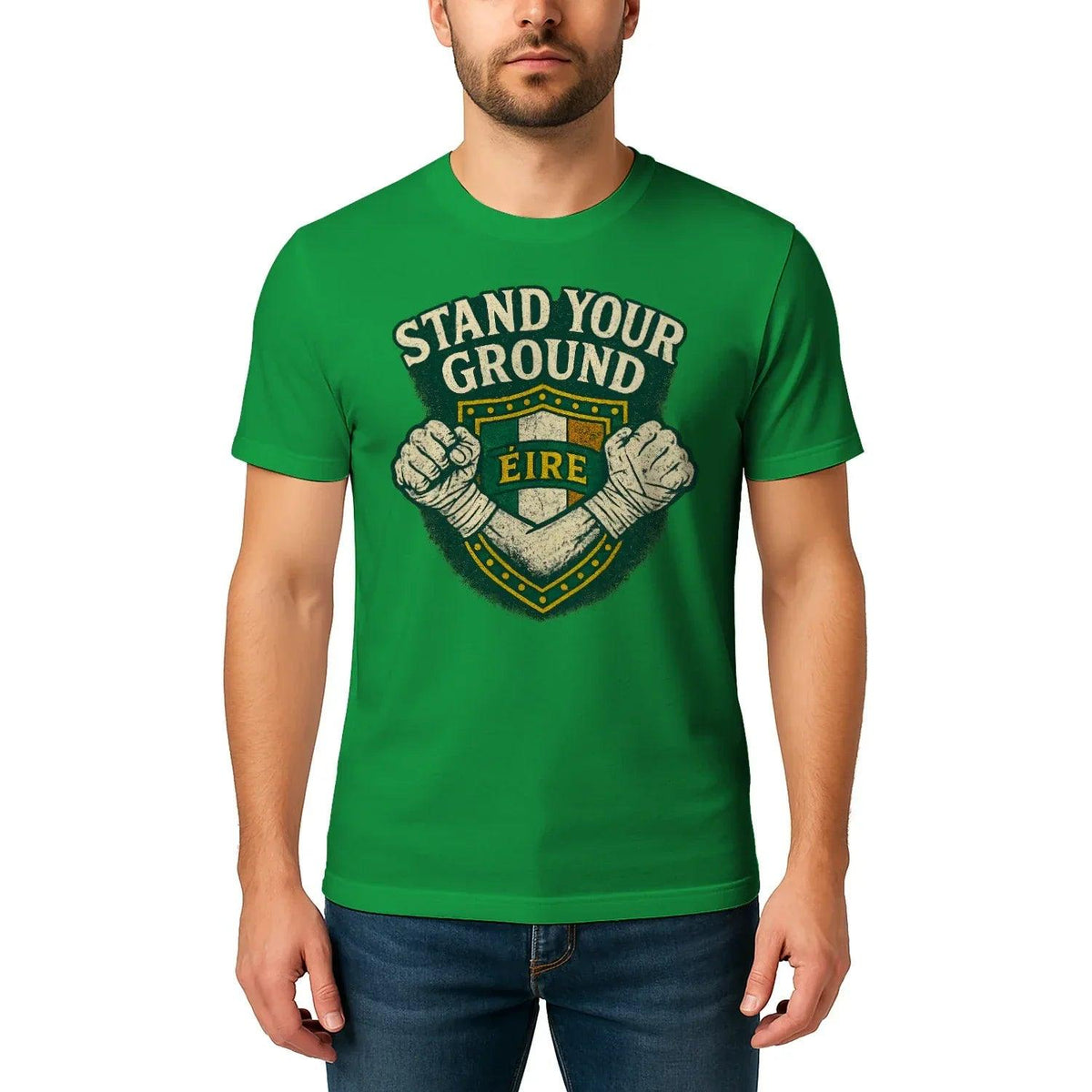 Irish T-Shirt - Heritage Stand Your Ground Tee Wear Unisex - Celtic Wolfwear