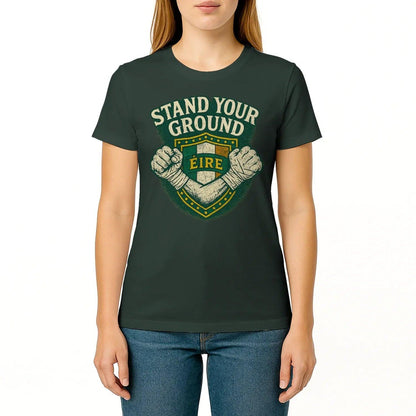 Irish T-Shirt - Heritage Stand Your Ground Tee Wear Unisex - Celtic Wolfwear
