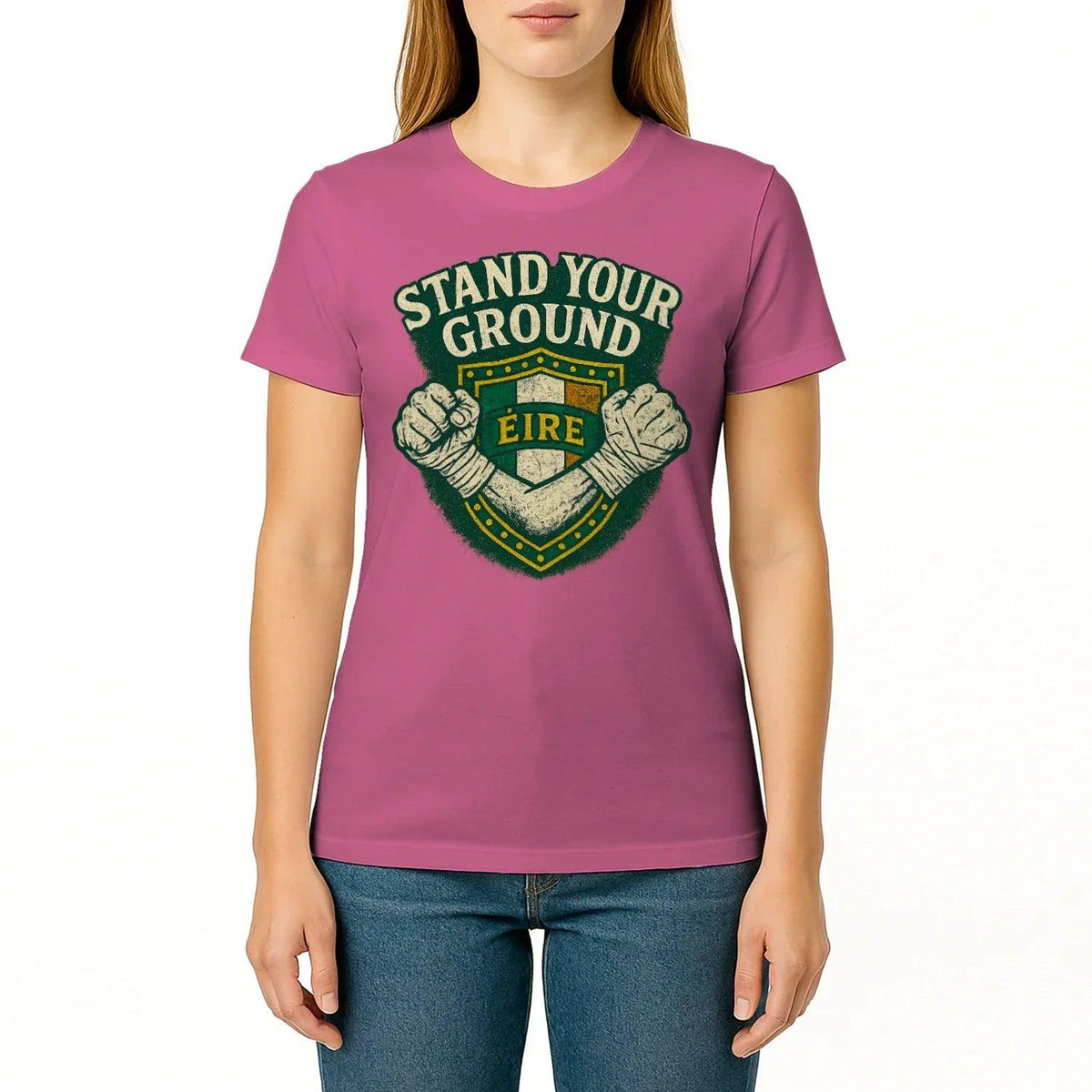 Irish T-Shirt - Heritage Stand Your Ground Tee Wear Unisex - Celtic Wolfwear