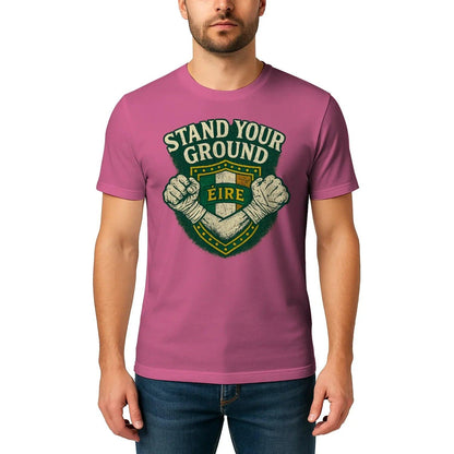 Irish T-Shirt - Heritage Stand Your Ground Tee Wear Unisex - Celtic Wolfwear