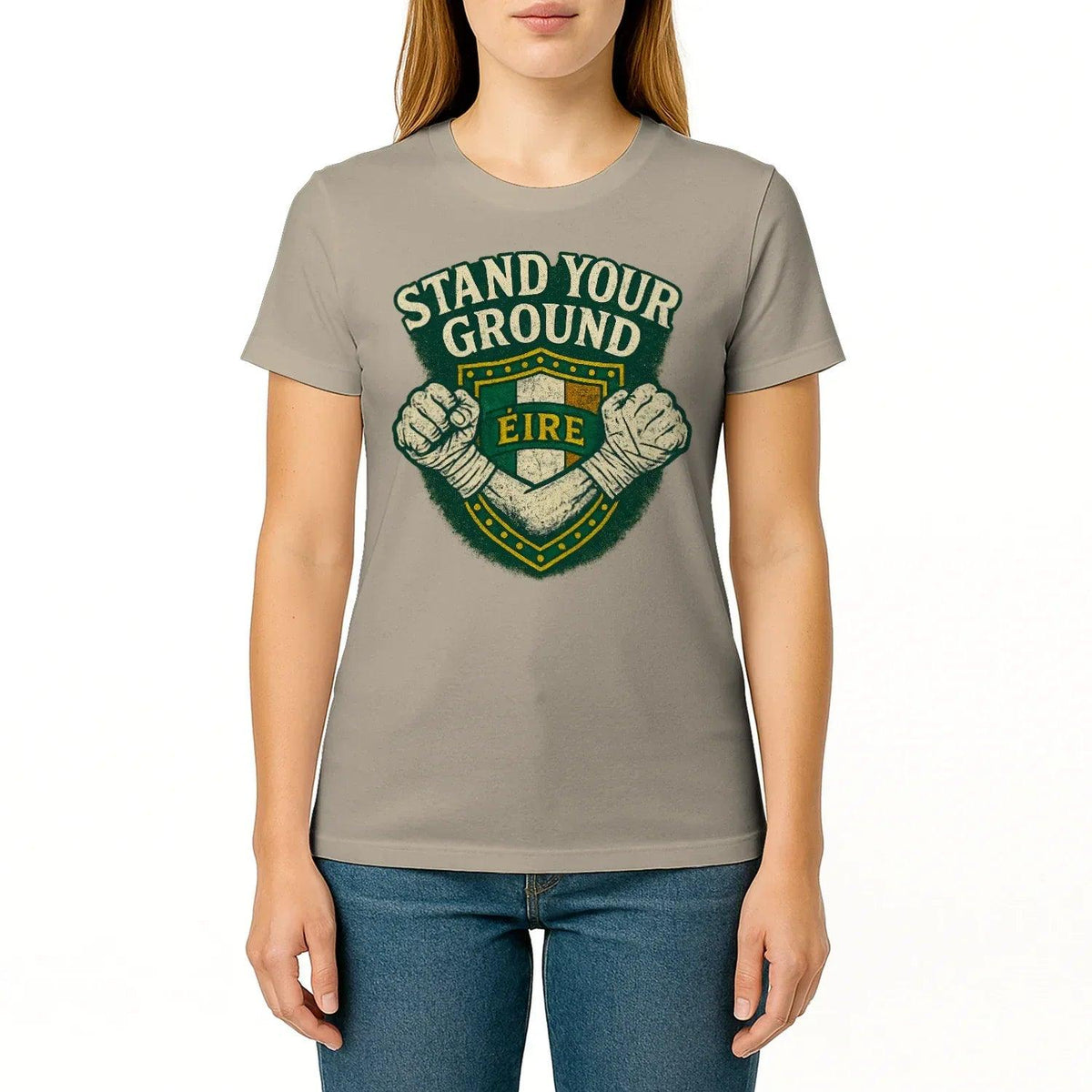 Irish T-Shirt - Heritage Stand Your Ground Tee Wear Unisex - Celtic Wolfwear