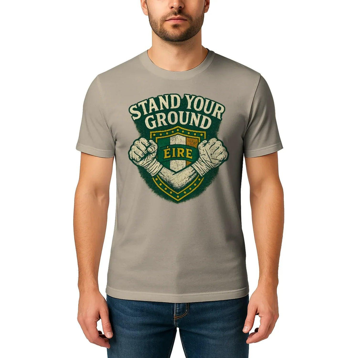 Irish T-Shirt - Heritage Stand Your Ground Tee Wear Unisex - Celtic Wolfwear