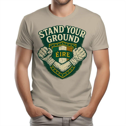 Irish T-Shirt - Heritage Stand Your Ground Tee Wear Unisex - Celtic Wolfwear