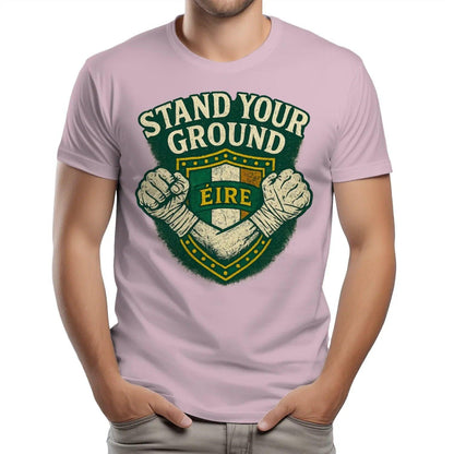 Irish T-Shirt - Heritage Stand Your Ground Tee Wear Unisex - Celtic Wolfwear