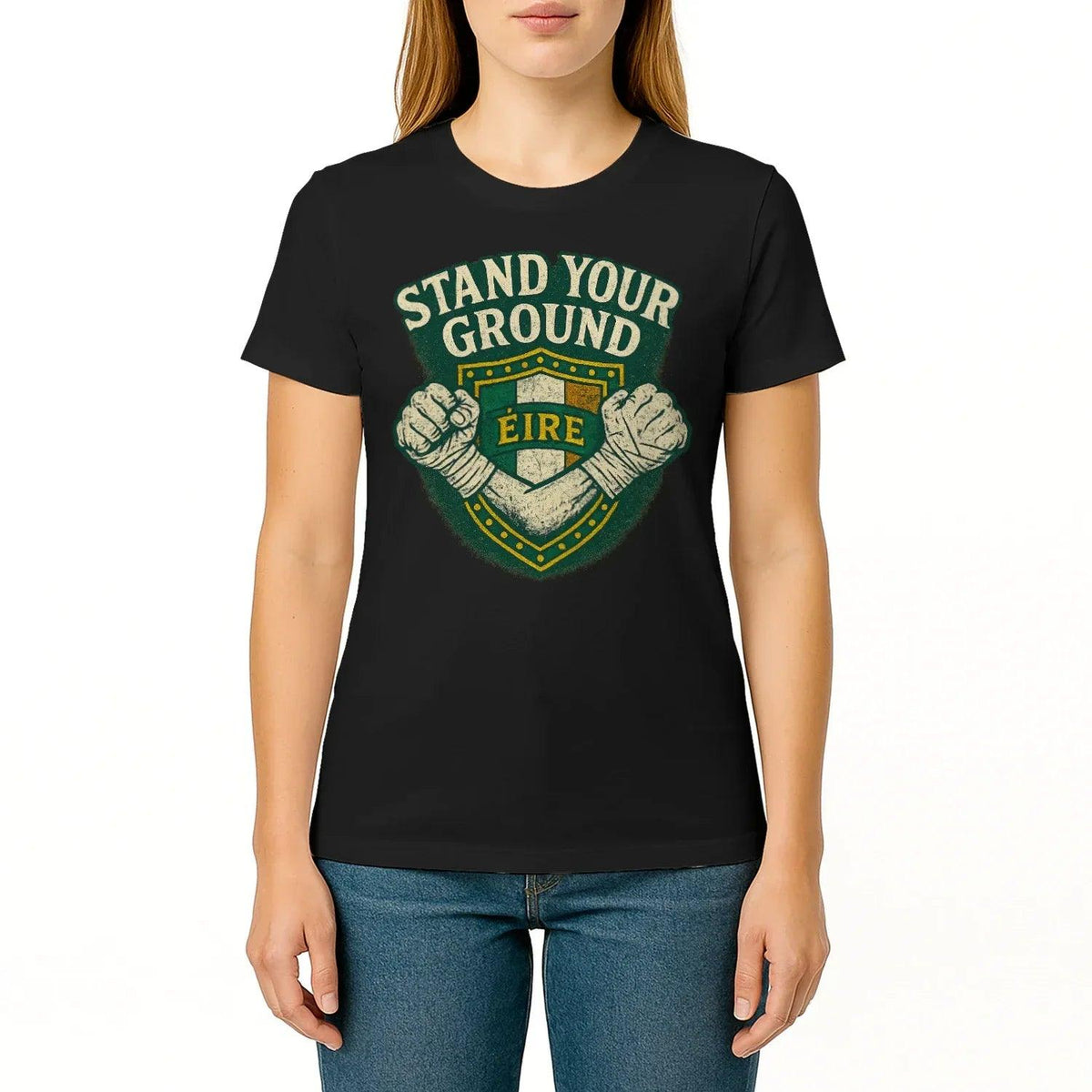 Irish T-Shirt - Heritage Stand Your Ground Tee Wear Unisex - Celtic Wolfwear