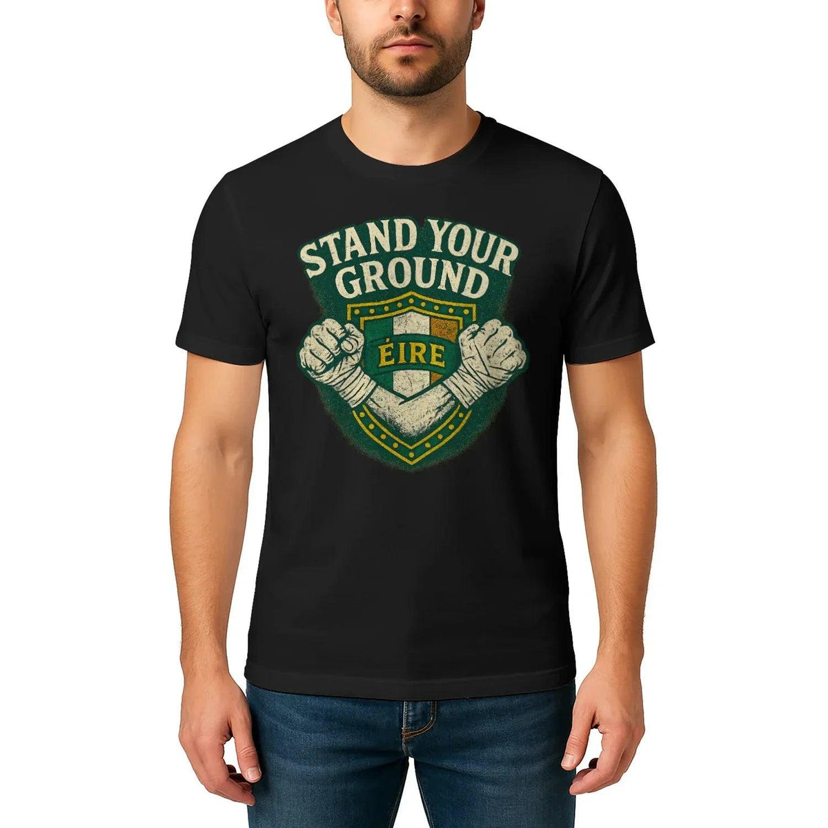 Irish T-Shirt - Heritage Stand Your Ground Tee Wear Unisex - Celtic Wolfwear