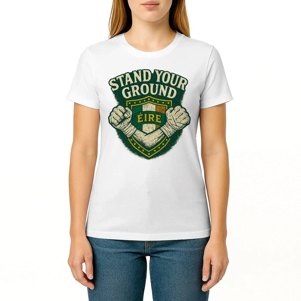 Irish T-Shirt - Heritage Stand Your Ground Tee Wear Unisex - Celtic Wolfwear