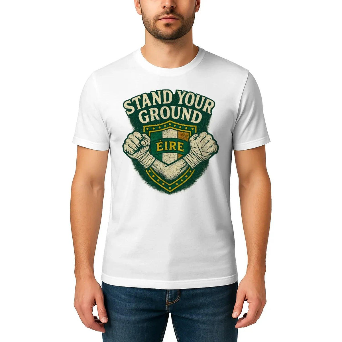Irish T-Shirt - Heritage Stand Your Ground Tee Wear Unisex - Celtic Wolfwear