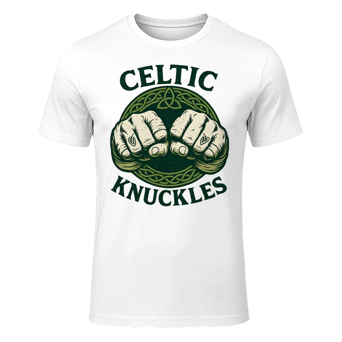 Irish T-Shirt - Knuckles, Terrace-Inspired Streetwear - Celtic Wolfwear