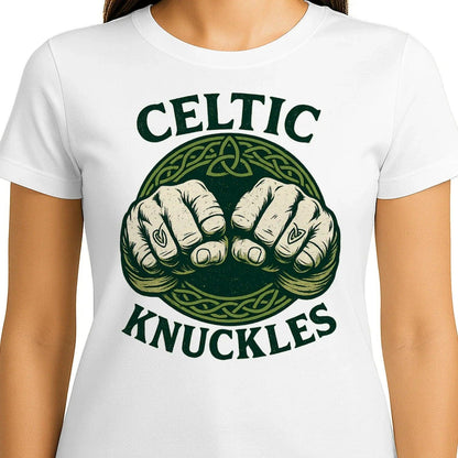 Irish T-Shirt - Knuckles, Terrace-Inspired Streetwear - Celtic Wolfwear