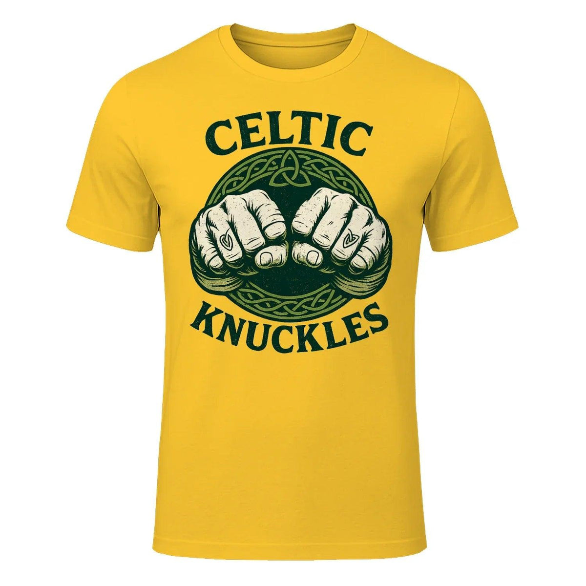 Irish T-Shirt - Knuckles, Terrace-Inspired Streetwear - Celtic Wolfwear