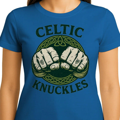 Irish T-Shirt - Knuckles, Terrace-Inspired Streetwear - Celtic Wolfwear