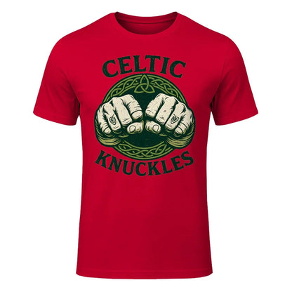 Irish T-Shirt - Knuckles, Terrace-Inspired Streetwear - Celtic Wolfwear