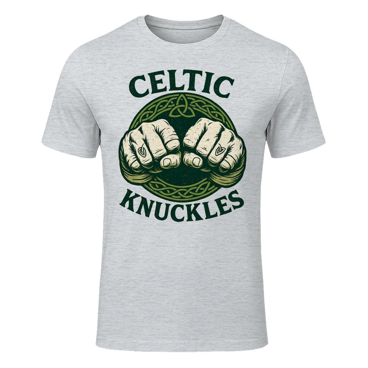 Irish T-Shirt - Knuckles, Terrace-Inspired Streetwear - Celtic Wolfwear