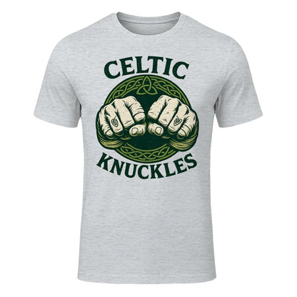 Irish T-Shirt - Knuckles, Terrace-Inspired Streetwear - Celtic Wolfwear