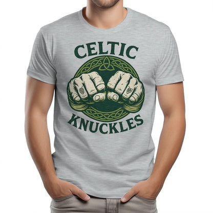 Irish T-Shirt - Knuckles, Terrace-Inspired Streetwear - Celtic Wolfwear