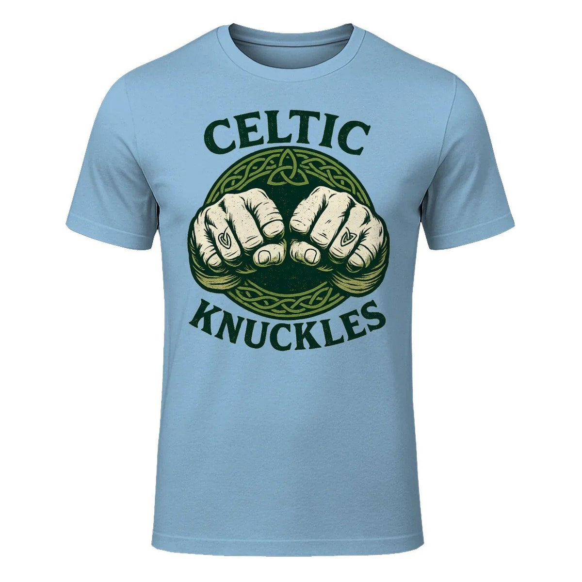 Irish T-Shirt - Knuckles, Terrace-Inspired Streetwear - Celtic Wolfwear