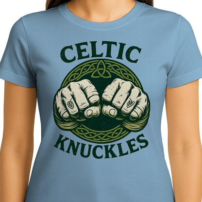 Irish T-Shirt - Knuckles, Terrace-Inspired Streetwear - Celtic Wolfwear