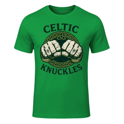 Irish T-Shirt - Knuckles, Terrace-Inspired Streetwear - Celtic Wolfwear