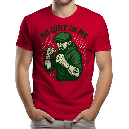 Irish T-Shirt - No Quit in Me Premium Unisex Streetwear - Celtic Wolfwear