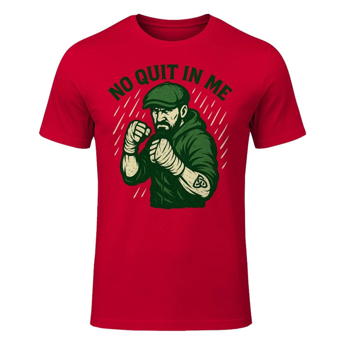 Irish T-Shirt - No Quit in Me Premium Unisex Streetwear - Celtic Wolfwear