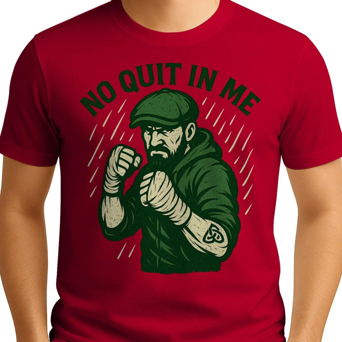 Irish T-Shirt - No Quit in Me Premium Unisex Streetwear - Celtic Wolfwear