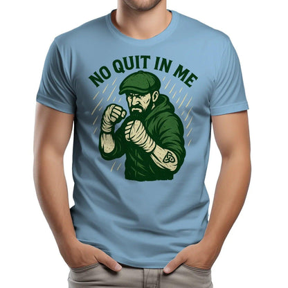 Irish T-Shirt - No Quit in Me Premium Unisex Streetwear - Celtic Wolfwear