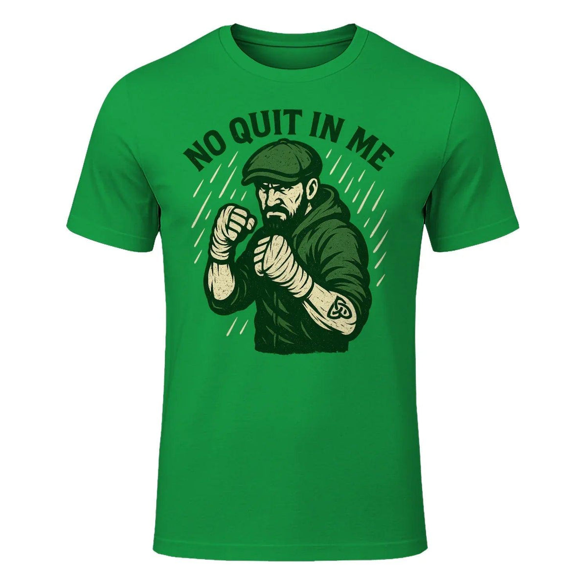 Irish T-Shirt - No Quit in Me Premium Unisex Streetwear - Celtic Wolfwear