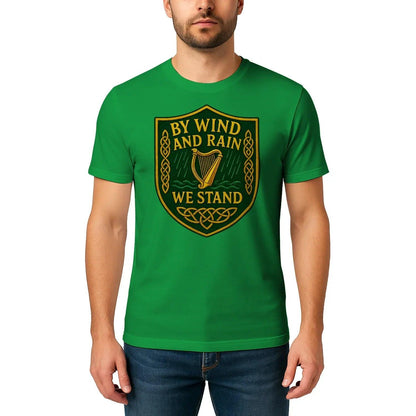 Irish T-Shirt - Shield Tee, Terrace-Inspired Streetwear - Celtic Wolfwear