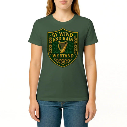 Irish T-Shirt - Shield Tee, Terrace-Inspired Streetwear - Celtic Wolfwear
