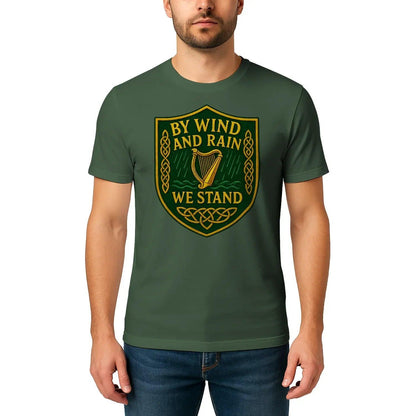 Irish T-Shirt - Shield Tee, Terrace-Inspired Streetwear - Celtic Wolfwear