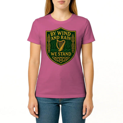 Irish T-Shirt - Shield Tee, Terrace-Inspired Streetwear - Celtic Wolfwear