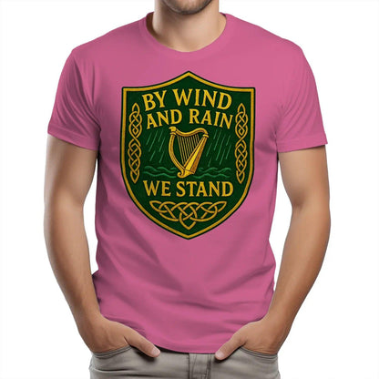 Irish T-Shirt - Shield Tee, Terrace-Inspired Streetwear - Celtic Wolfwear