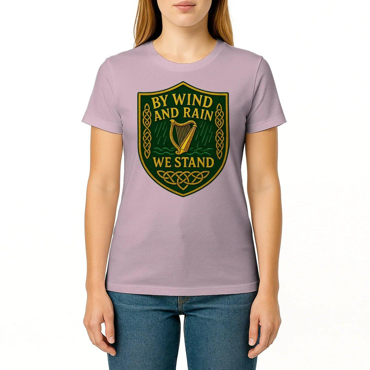 Irish T-Shirt - Shield Tee, Terrace-Inspired Streetwear - Celtic Wolfwear