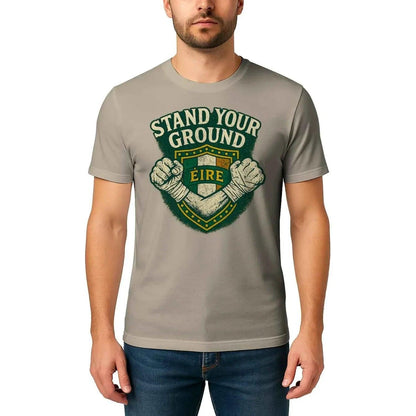 Irish T-Shirt - Stand Your Ground, Unisex Matchday Wear - Celtic Wolfwear