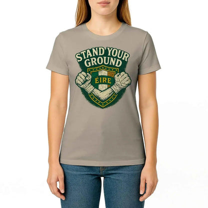 Irish T-Shirt - Stand Your Ground, Unisex Matchday Wear - Celtic Wolfwear