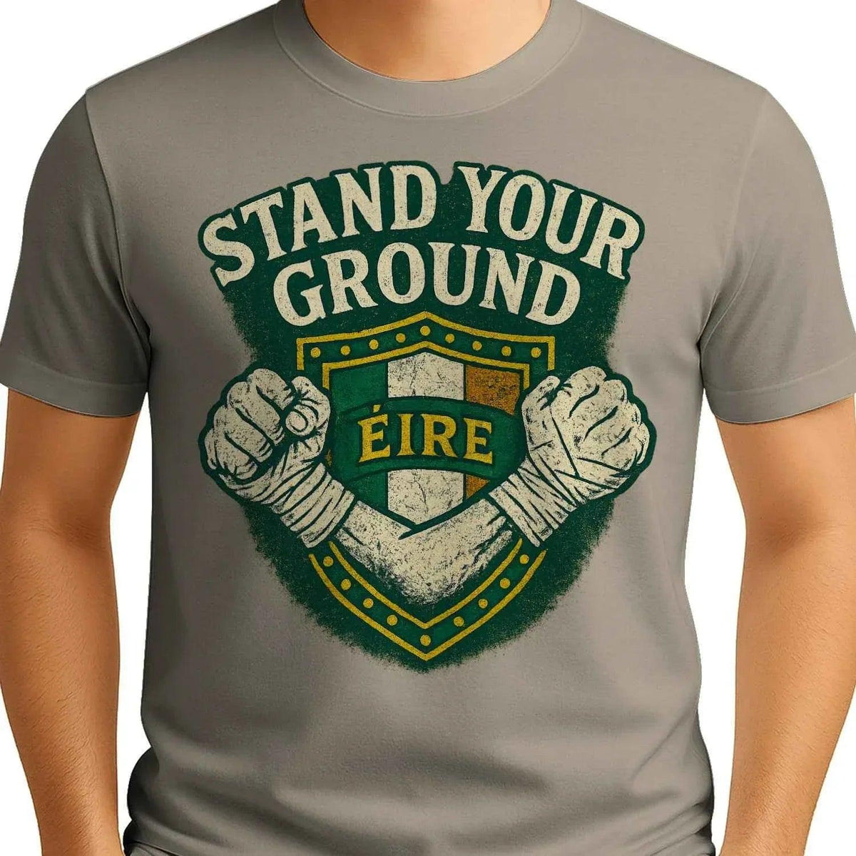 Irish T-Shirt - Stand Your Ground, Unisex Matchday Wear - Celtic Wolfwear