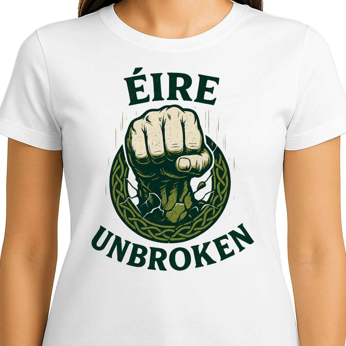 Irish T-Shirt - Éire Unbroken Premium Unisex Streetwear - Celtic Wolfwear