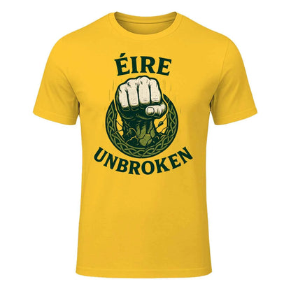 Irish T-Shirt - Éire Unbroken Premium Unisex Streetwear - Celtic Wolfwear