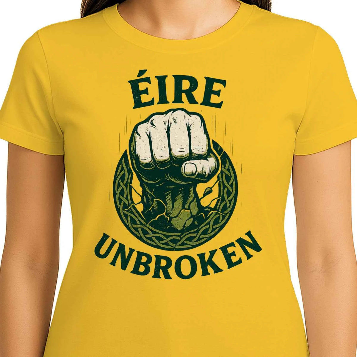 Irish T-Shirt - Éire Unbroken Premium Unisex Streetwear - Celtic Wolfwear