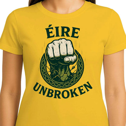 Irish T-Shirt - Éire Unbroken Premium Unisex Streetwear - Celtic Wolfwear