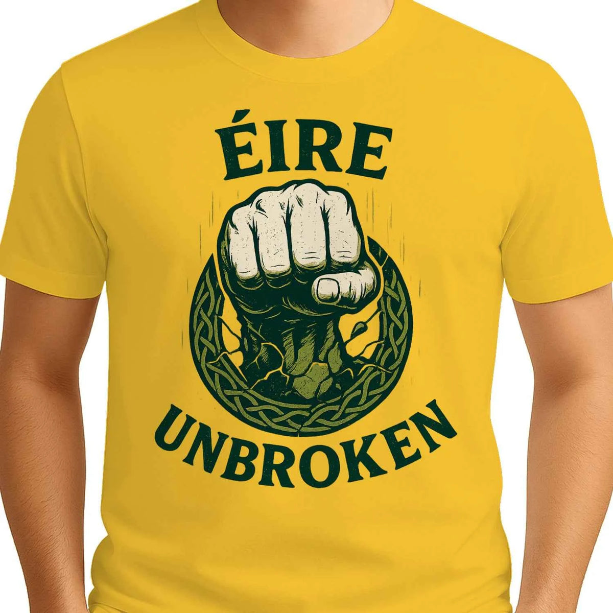 Irish T-Shirt - Éire Unbroken Premium Unisex Streetwear - Celtic Wolfwear